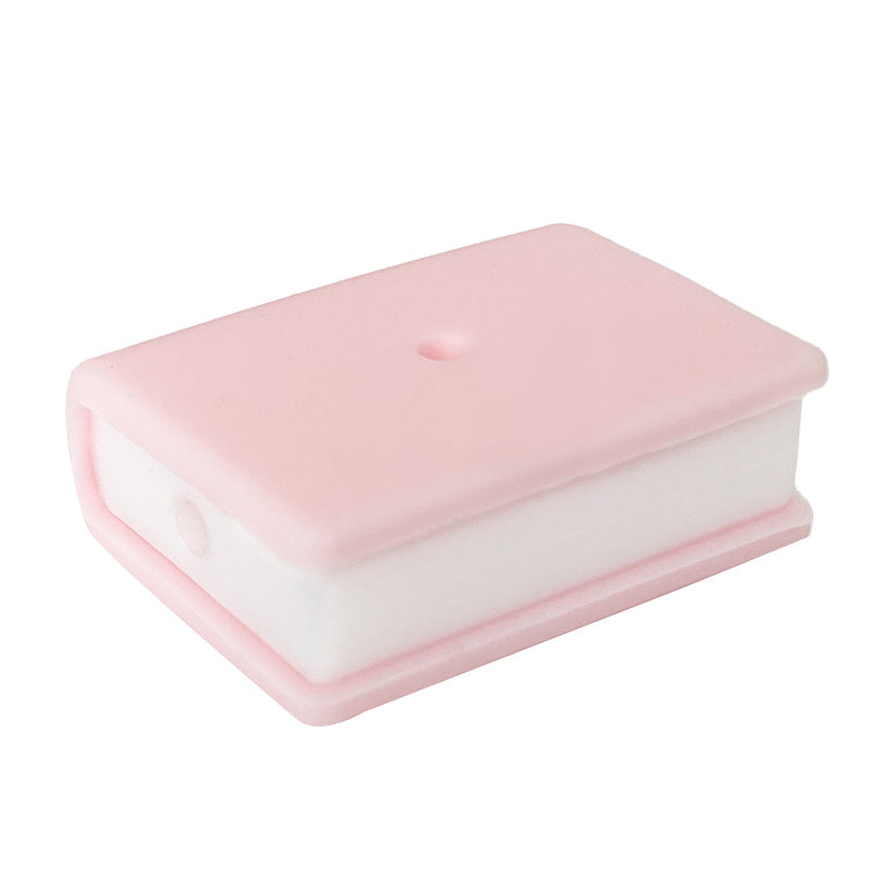 Wholesale 10PCS Stacked Book Shape Rectangle Cartoon Silicone Beads